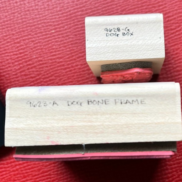 Dog Theme Paula Smart & Uptown Rubber Stamp Bundle of 5 Rubber Stamps - Picture 3 of 4